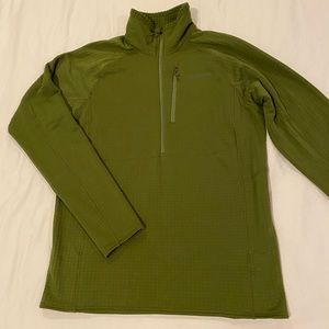 Men's Patagonia Long-Sleeved R1 Fitz Roy 1/4-Zip